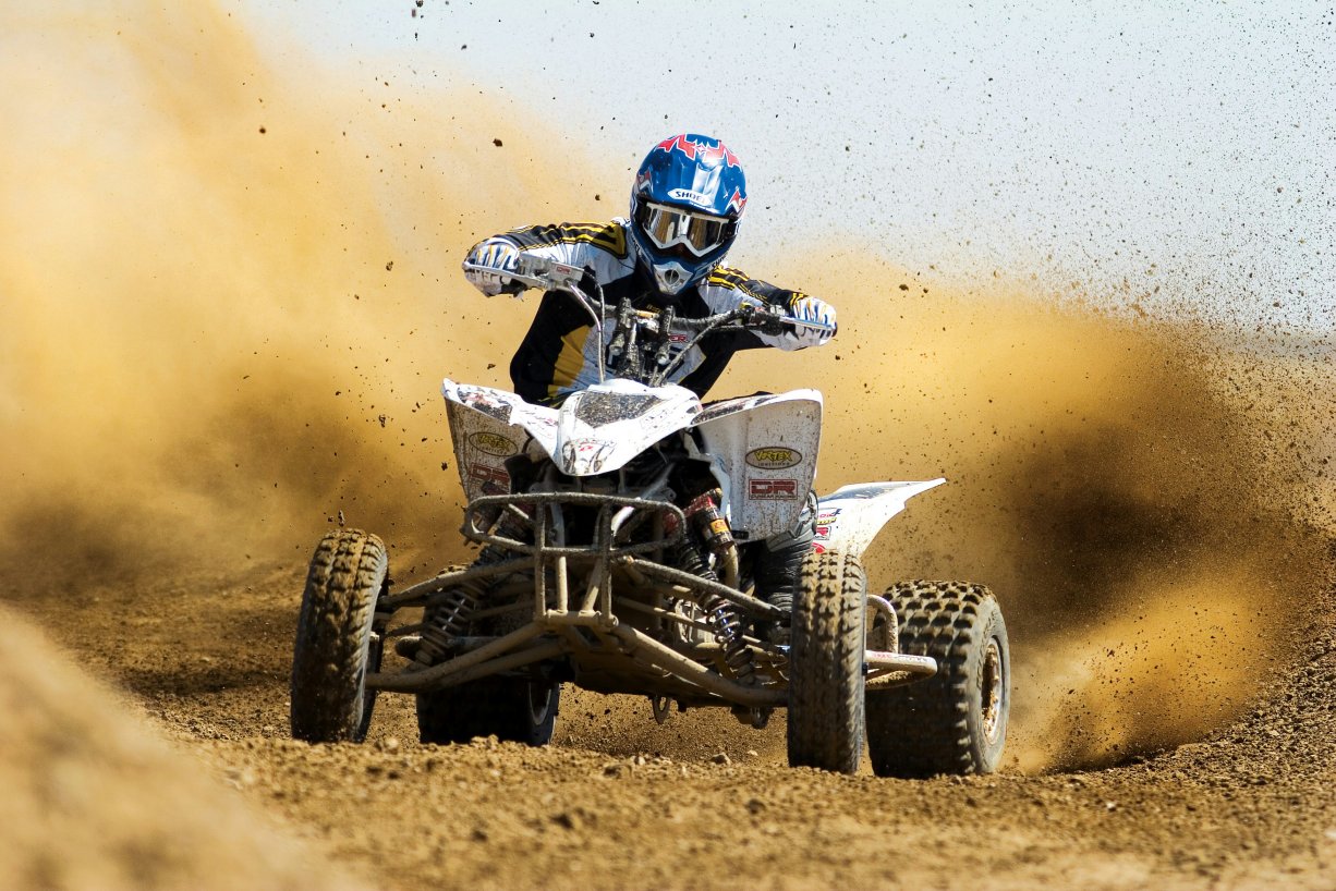 ATV dust cloud