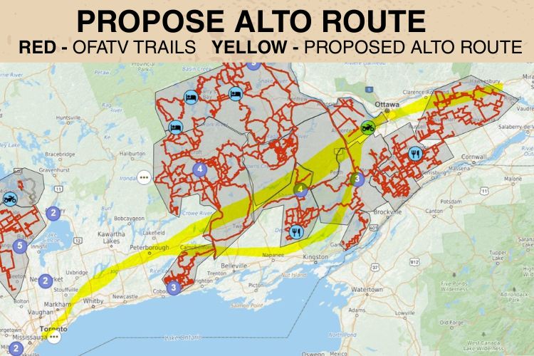 PROPOSED ALTO ROUTE ONTARIO